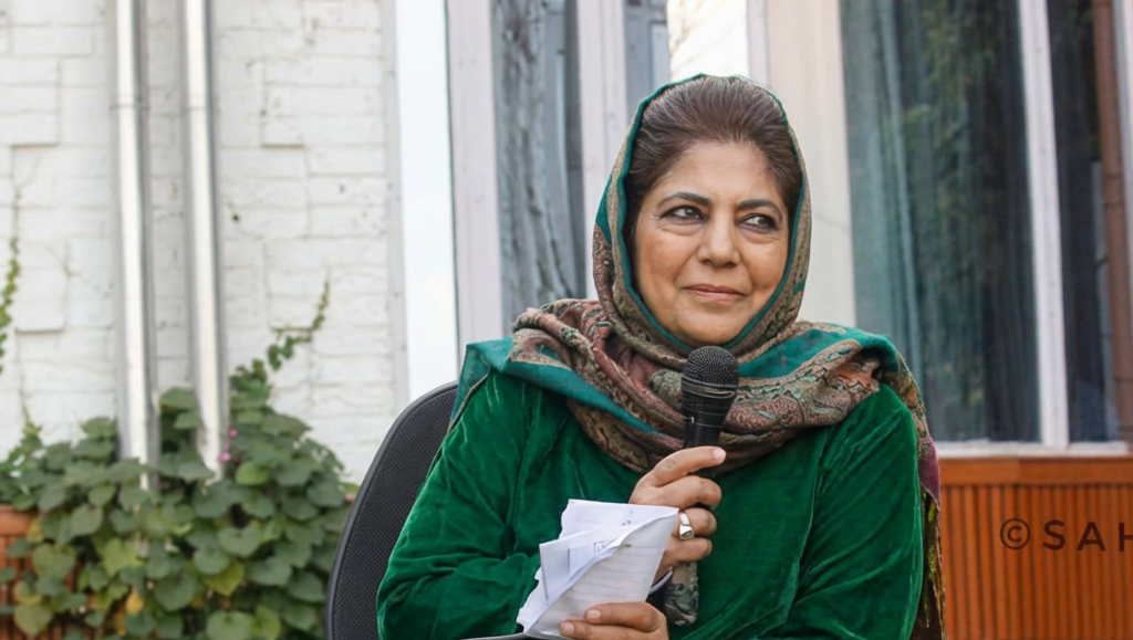 India’s Peoples Democratic Party President Mehbooba Mufti. (File Photo: X via @MehboobaMufti)